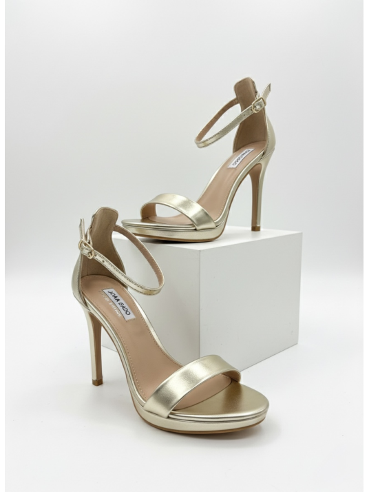 Sandalia de Tacón CATA Dorado