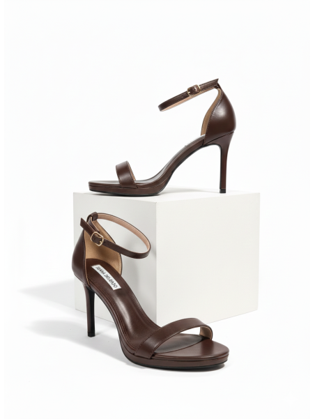 Sandalia de Tacón CATA Marrón