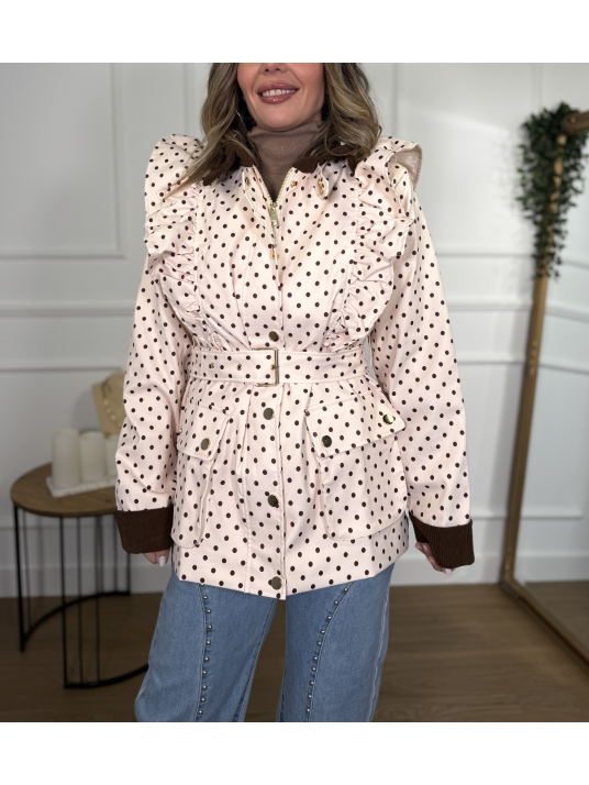 Chaqueta de lunares INDARA