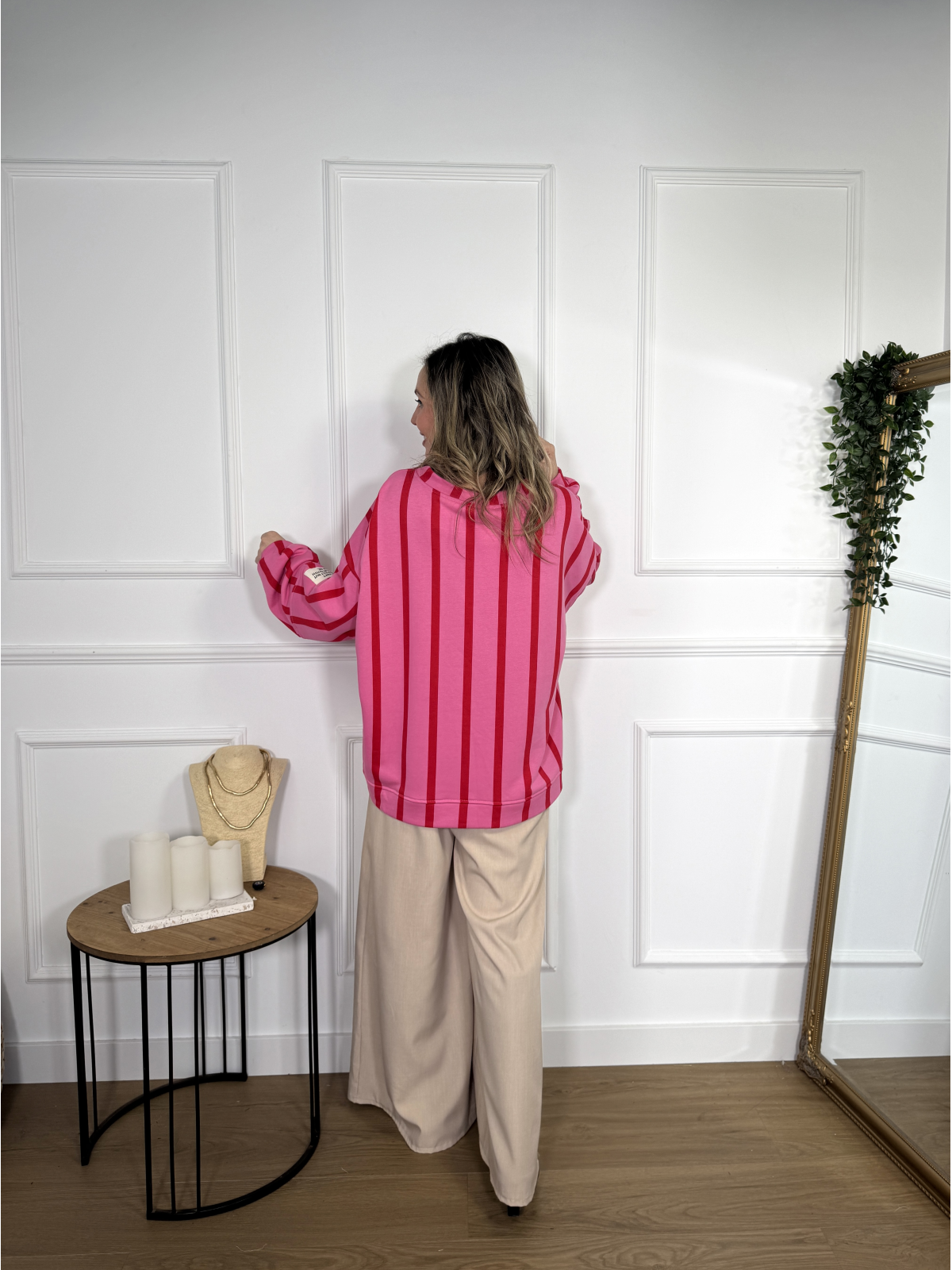 Sudadera de rayas ROSE