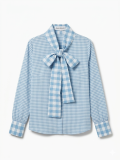 Camisa con estampado de cuadros vichy, ideal para tus looks casual.