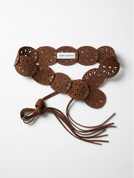 Cinturón de Ante CUERDAS Camel