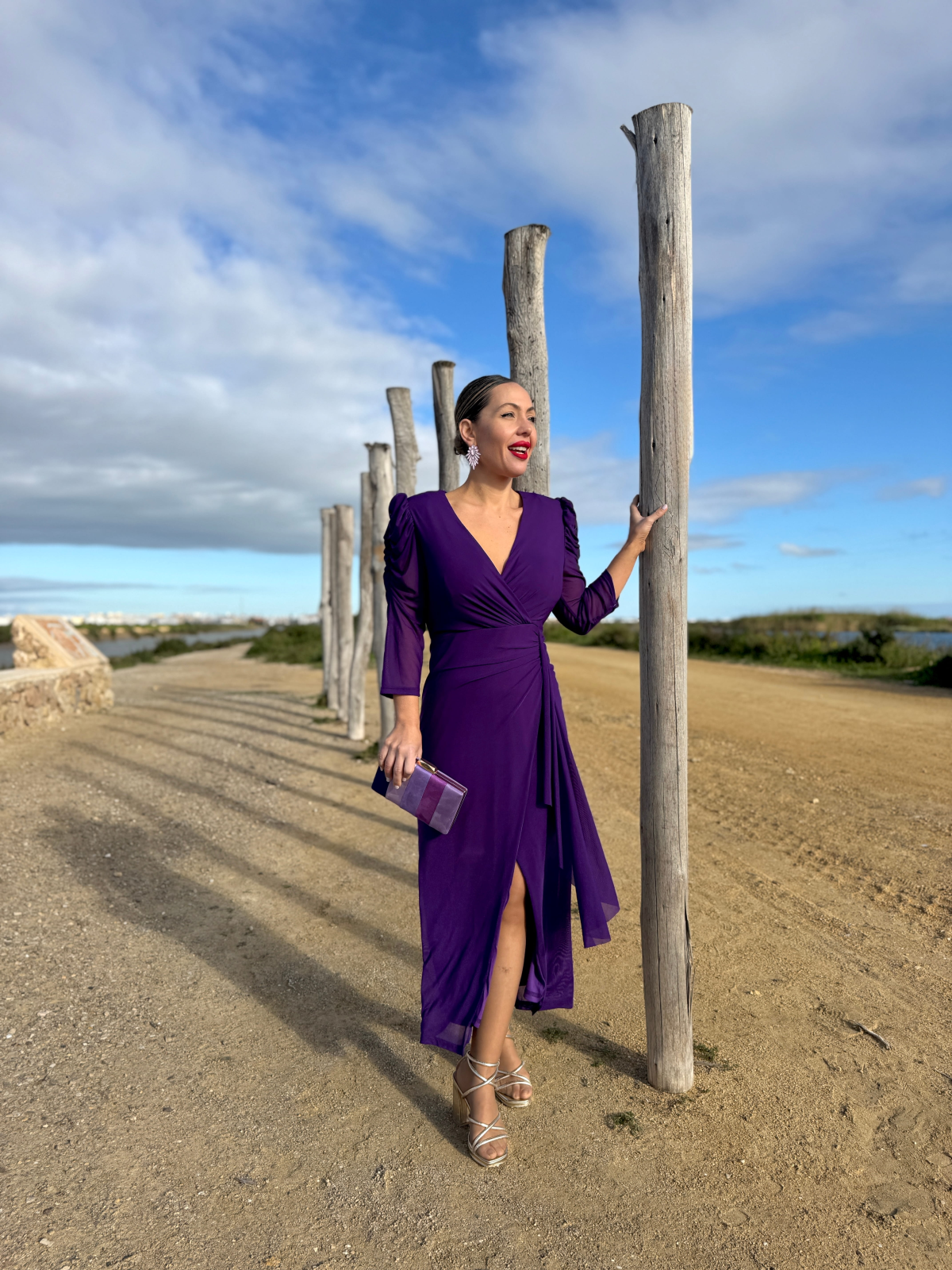 Vestido de Fiesta IRIS Morado