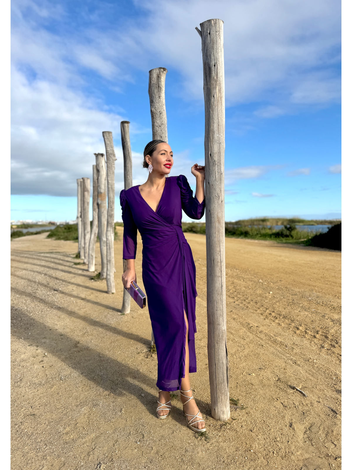 Vestido de Fiesta IRIS Morado