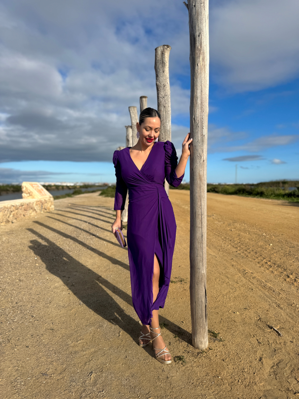 Vestido de Fiesta IRIS Morado