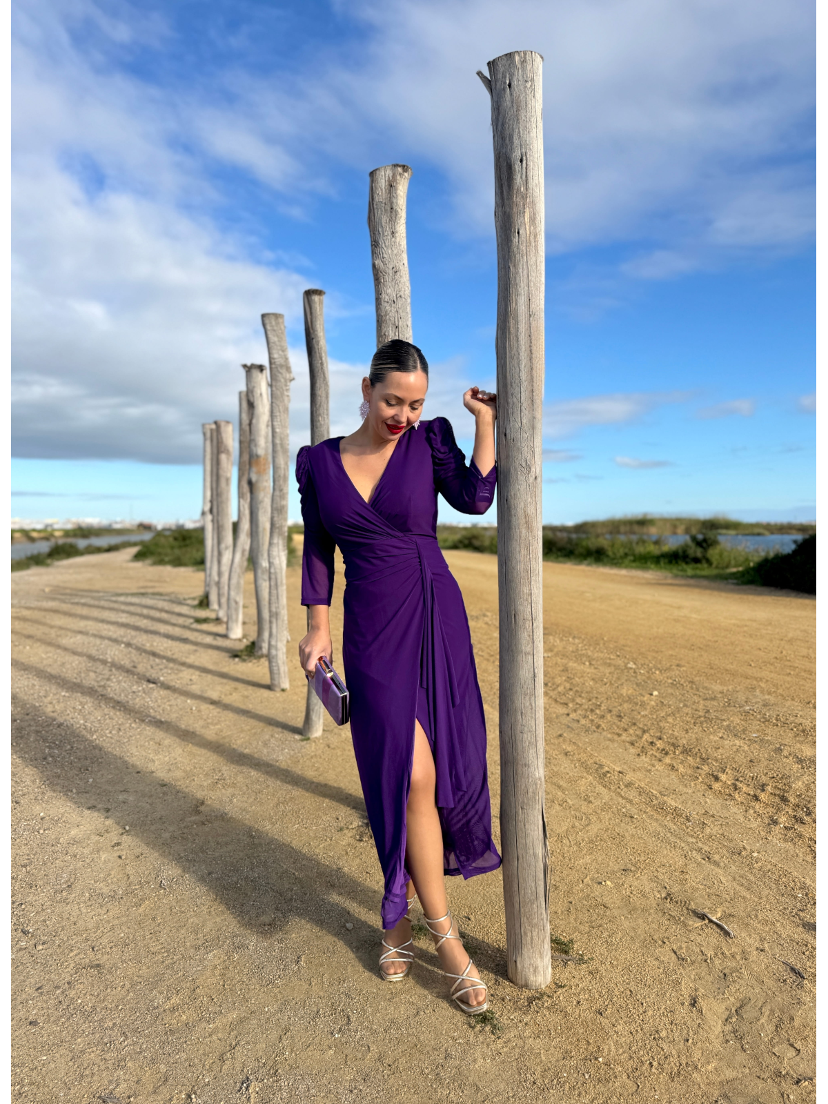 Vestido de Fiesta IRIS Morado