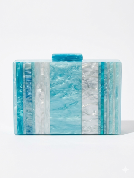 Bolso nacarada CELESTE