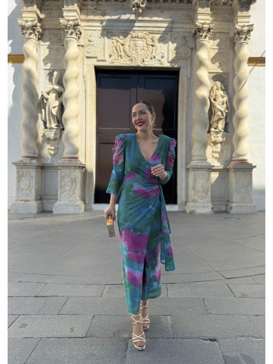 Vestido de fiesta especial para invitada a boda o invitada a comunión.