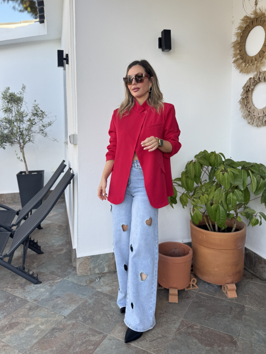 Pantalón vaquero CORAZONES