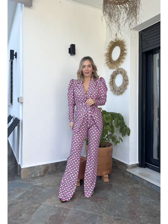 Traje de Chaqueta LUISA Buganvilla