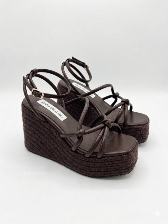 Cuñas  marron ROCIO