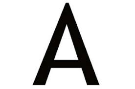 Letra "A"